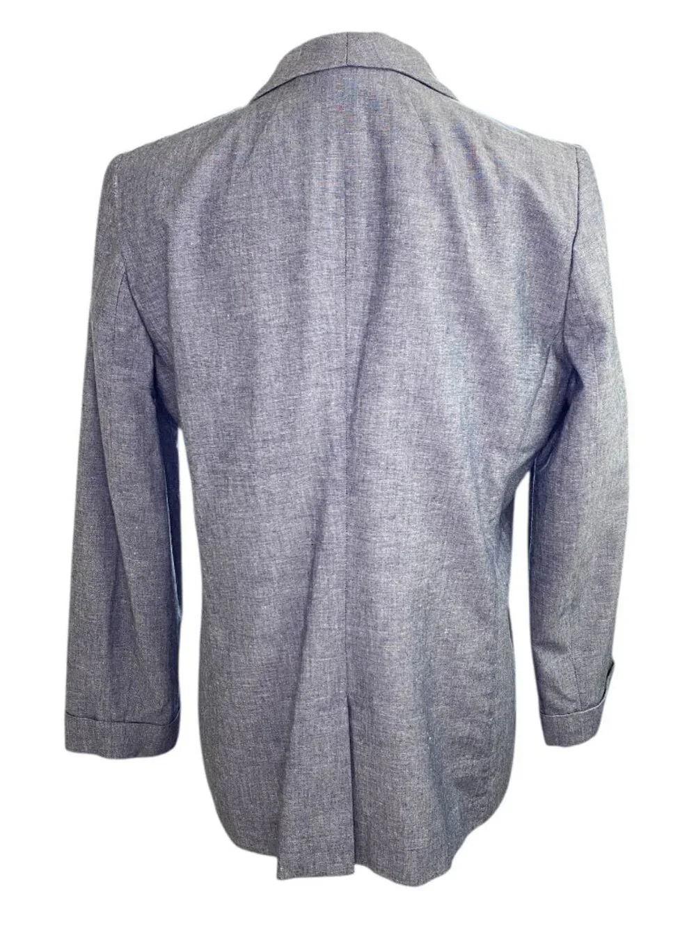 J. Crew Unstructured Shawl Collar Cotton Linen Blazer 10